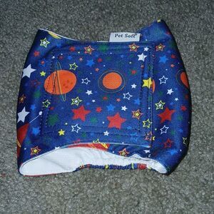 Pet Soft Dog Belly Band Reusable Dog Diaper-  Belly Wrap Sz M NWOT